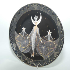 Royal Doulton for Franklin Mint plate | House of Erte | Queen of the Night