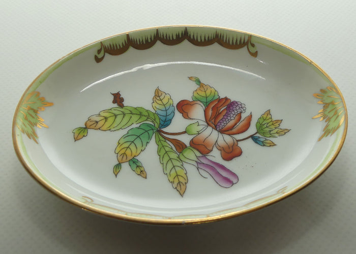 Herend Hungary Queen Victoria pattern | Oval Dish