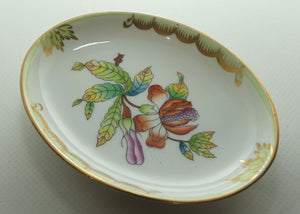 Herend Hungary Queen Victoria pattern | Oval Dish