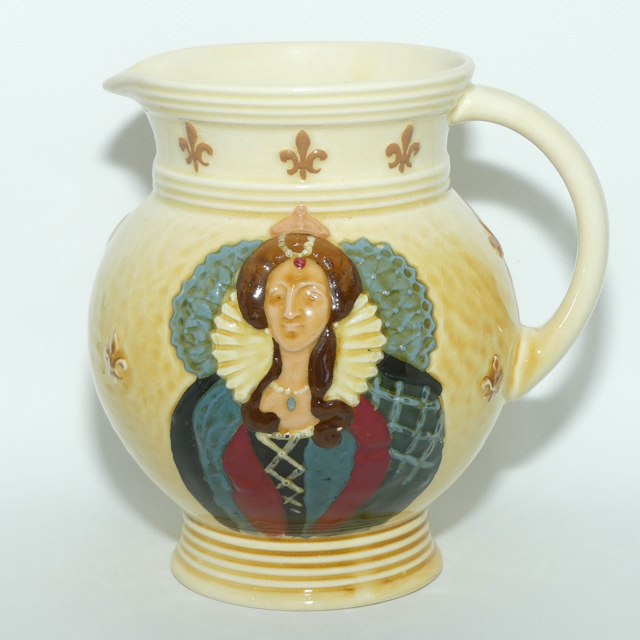 oyal Doulton Queensware Queen Elizabeth jug | Noke
