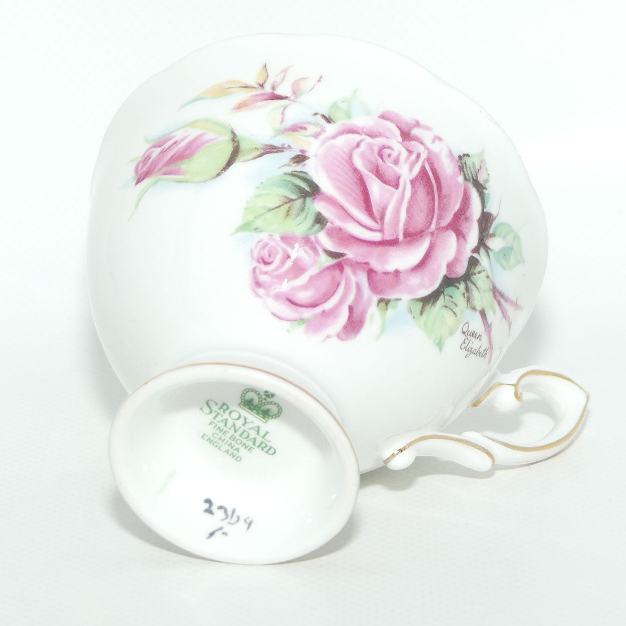 Royal Standard Queen Elizabeth pattern tea trio