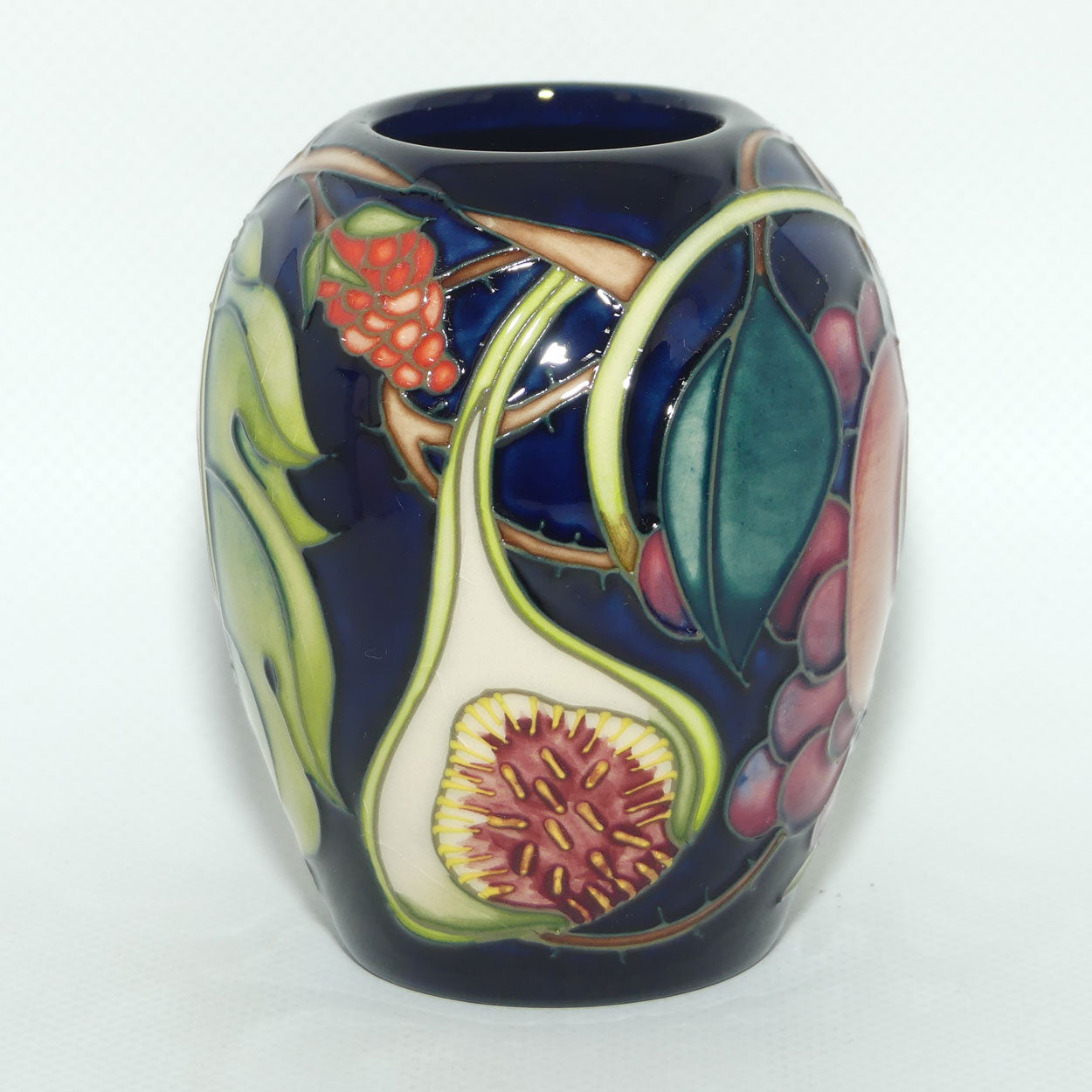 Moorcroft Queens Choice small vase | silver line