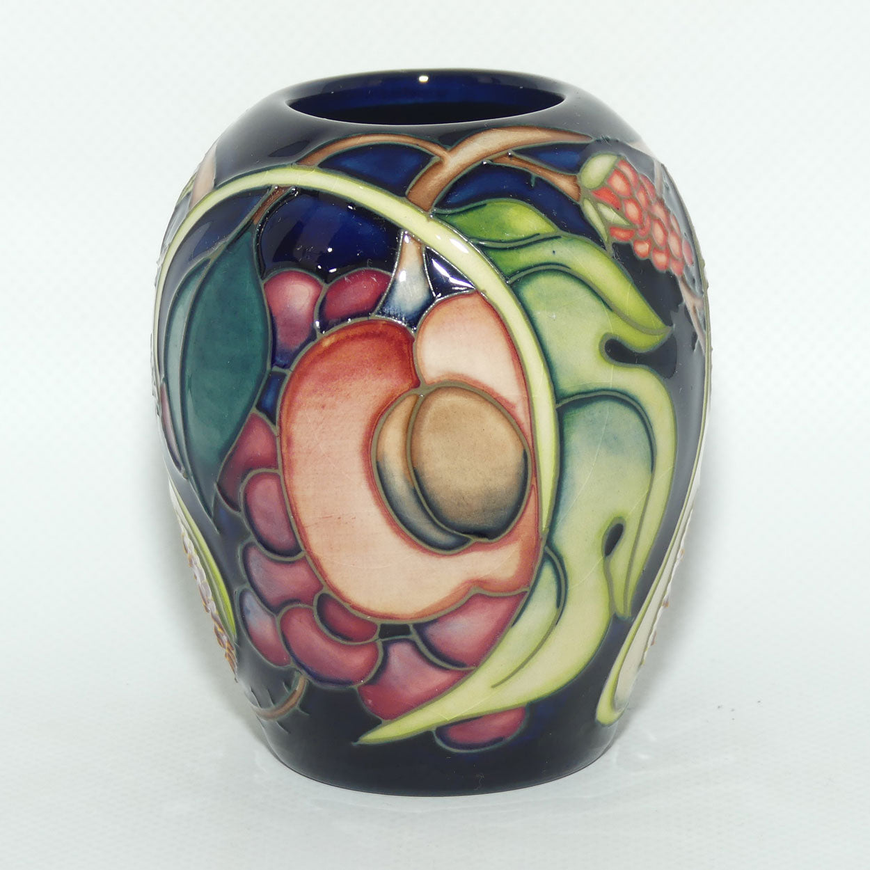 Moorcroft Queens Choice small vase | silver line