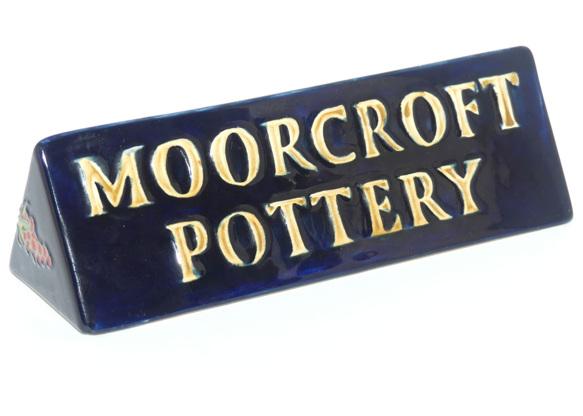 Moorcroft Queens Choice Toblerone Collectors plaque