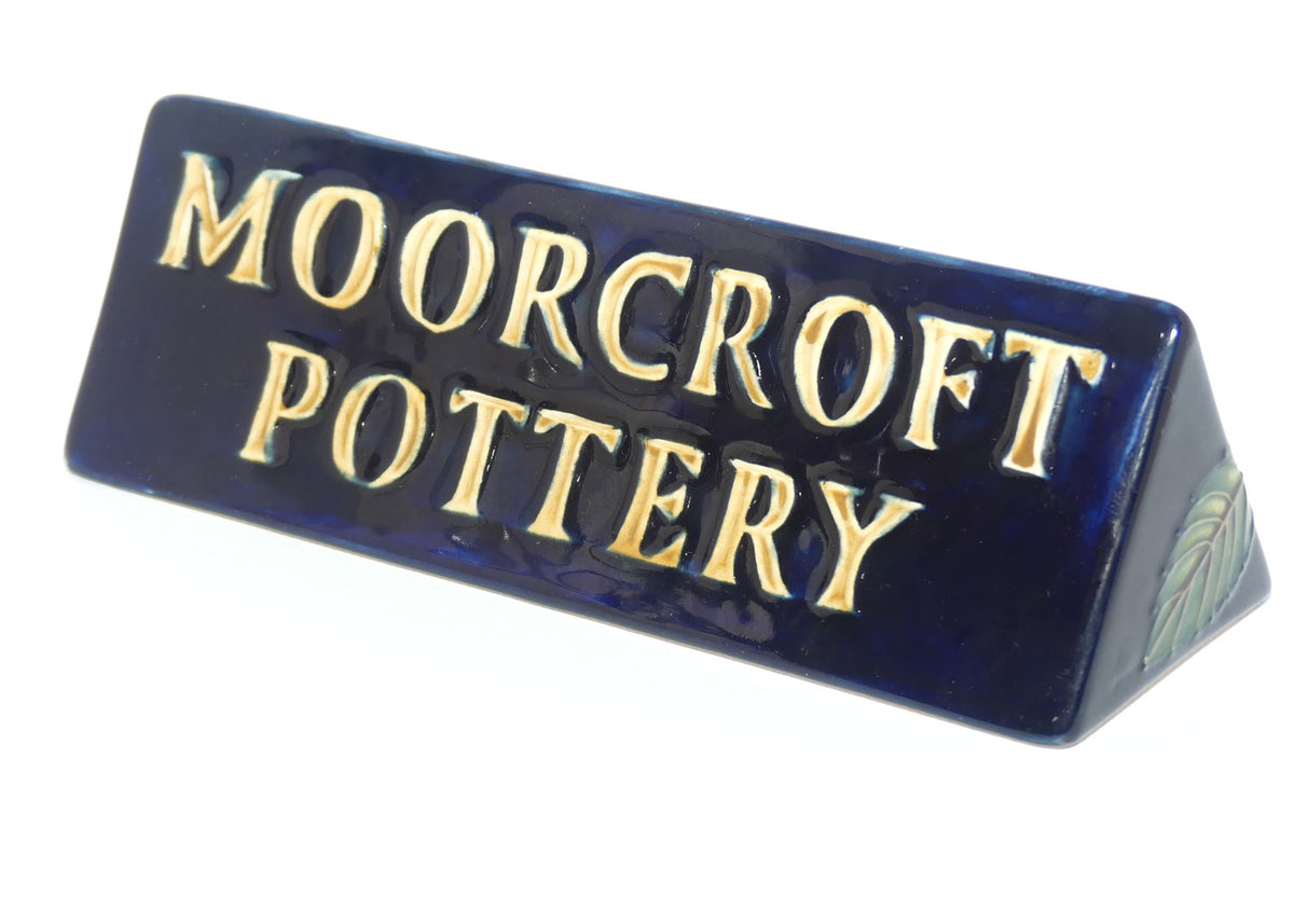 Moorcroft Queens Choice Toblerone Collectors plaque