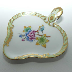 Herend Hungary Queen Victoria pattern | Clover shape Dish