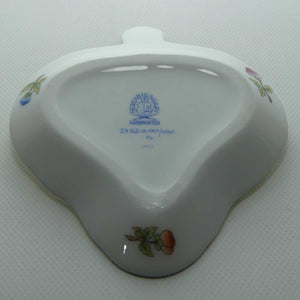 Herend Hungary Queen Victoria pattern | Clover shape Dish