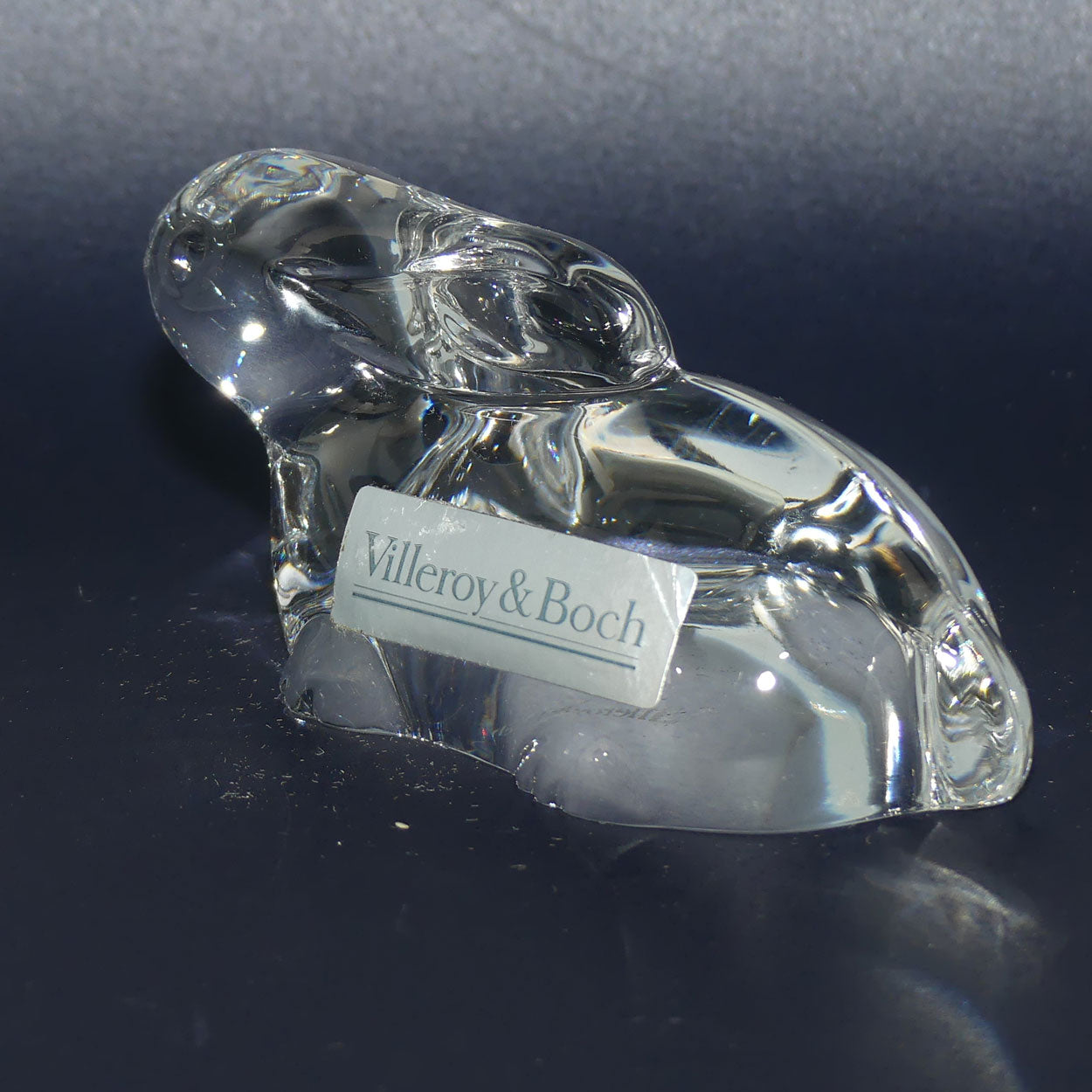 Villeroy and Boch Clear Crystal Bunny figure