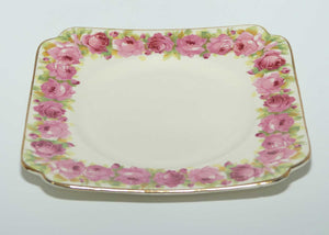 Royal Doulton Raby Rose square tea plate D5533