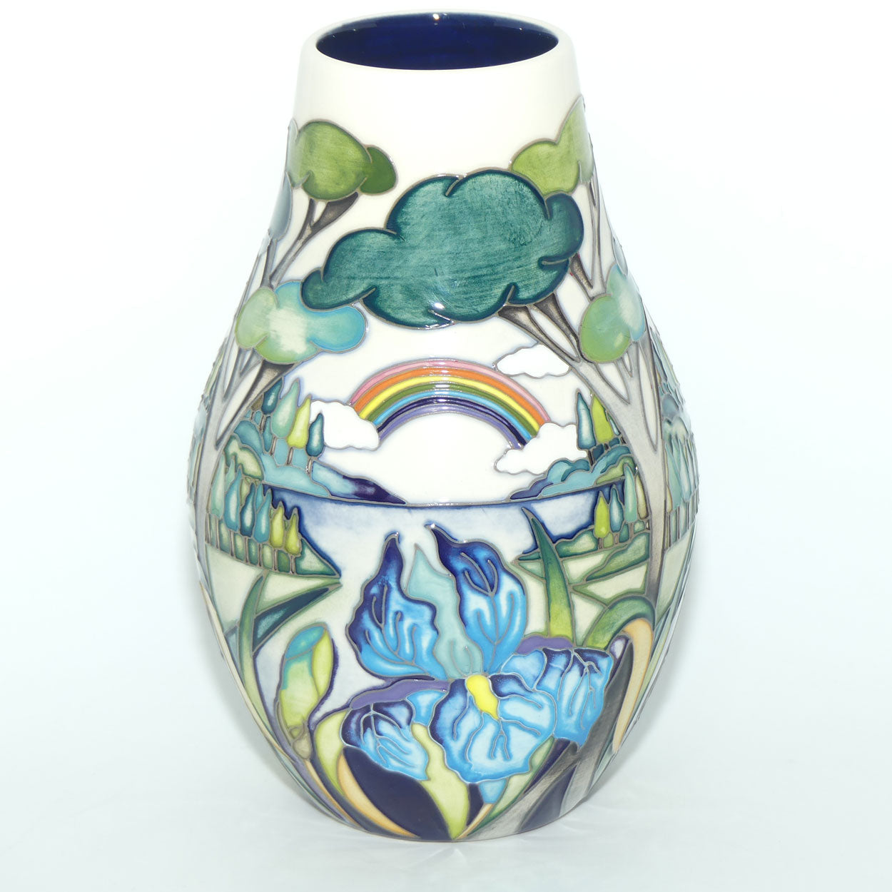 Moorcroft Rainbow Lake 117/7 vase | LE 19/20