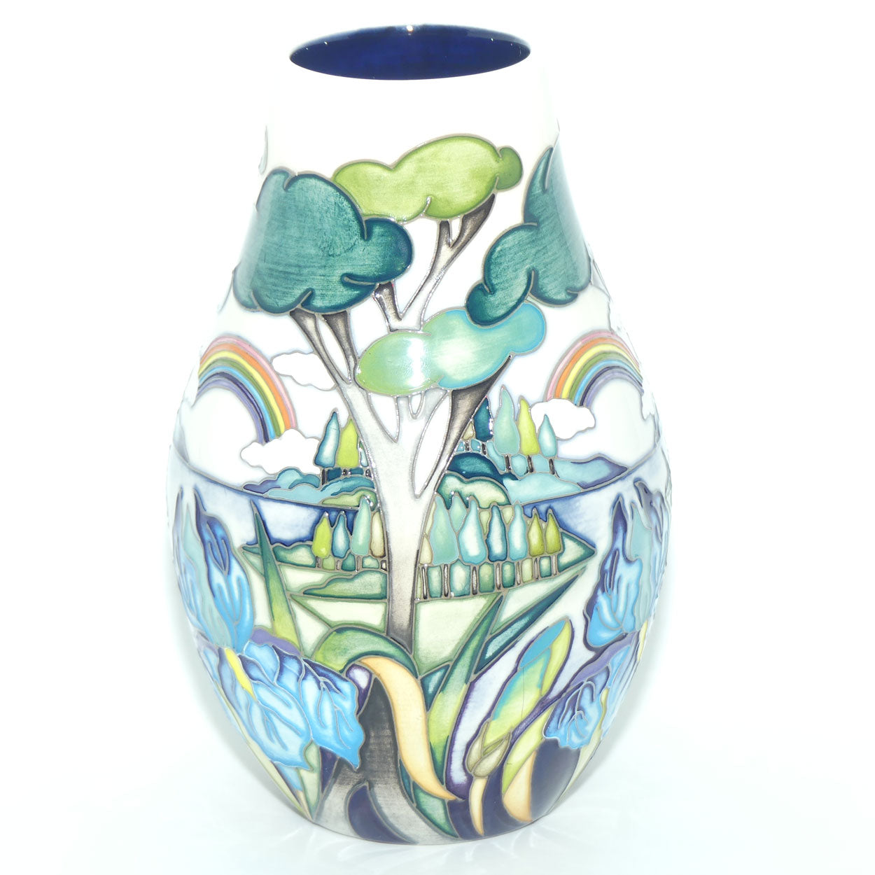 Moorcroft Rainbow Lake 117/7 vase | LE 19/20