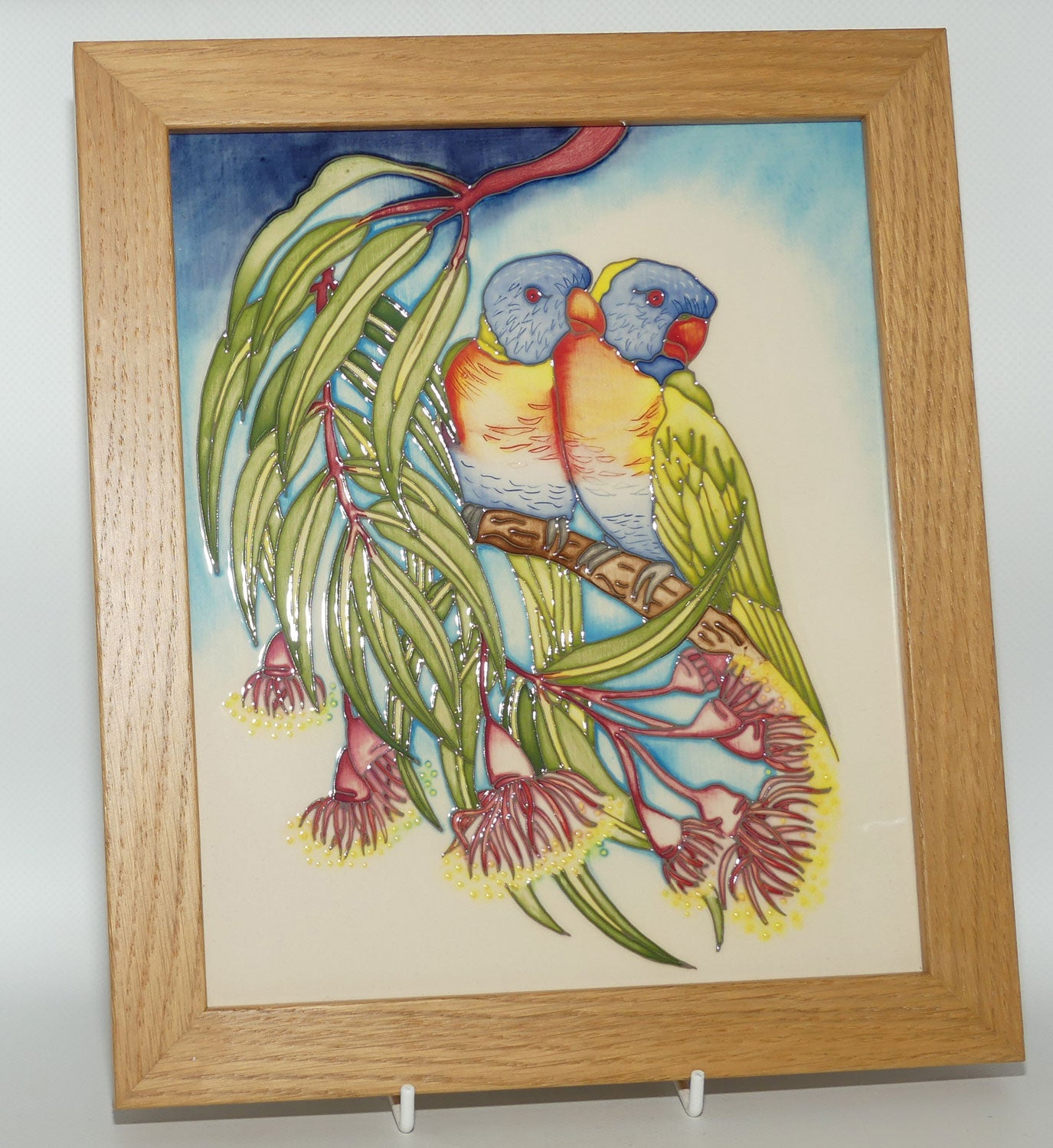 Moorcroft Rainbow Lorikeets Plaque | LE 2/25