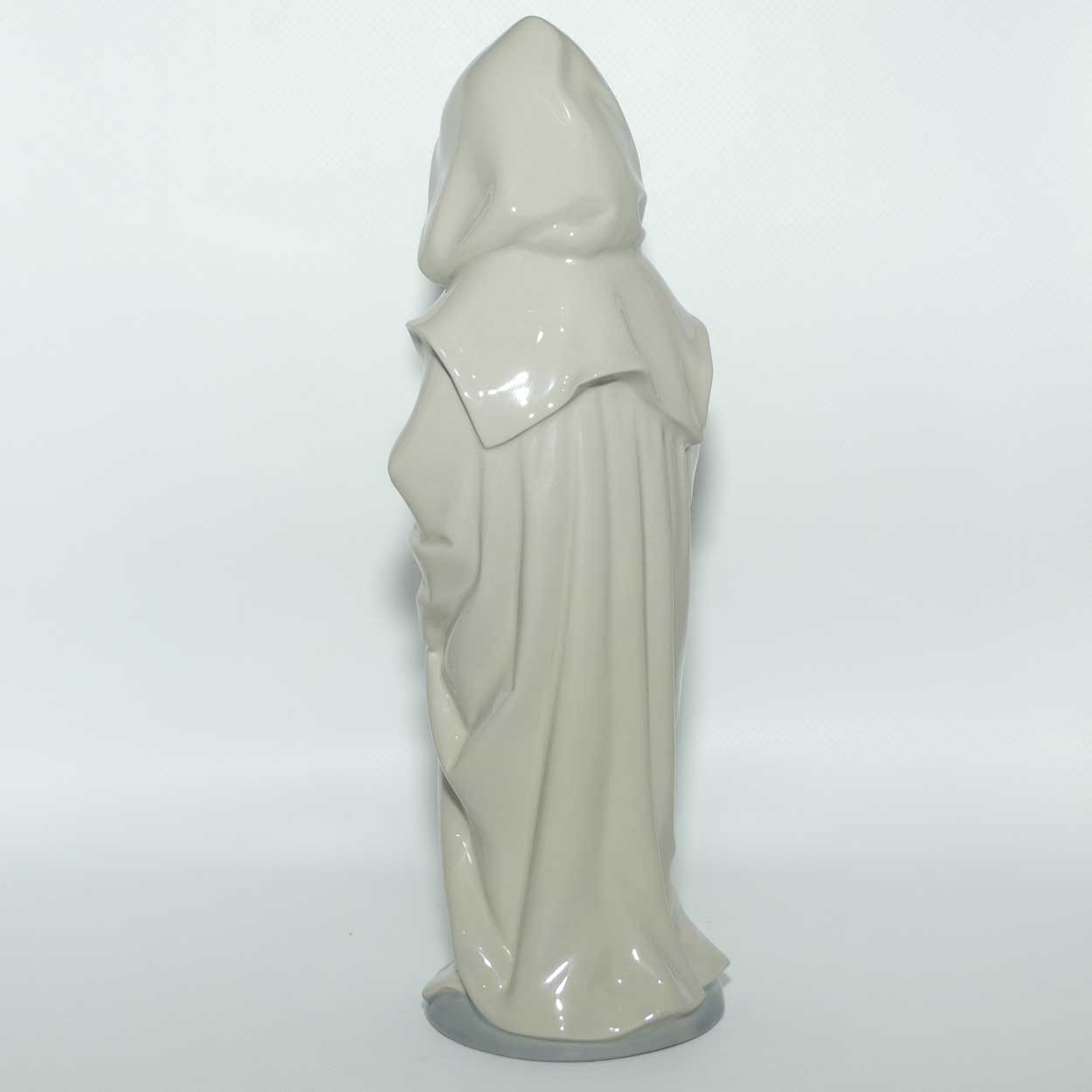 Nao figure Boy in Raincoat with Puppy Dog at Feet