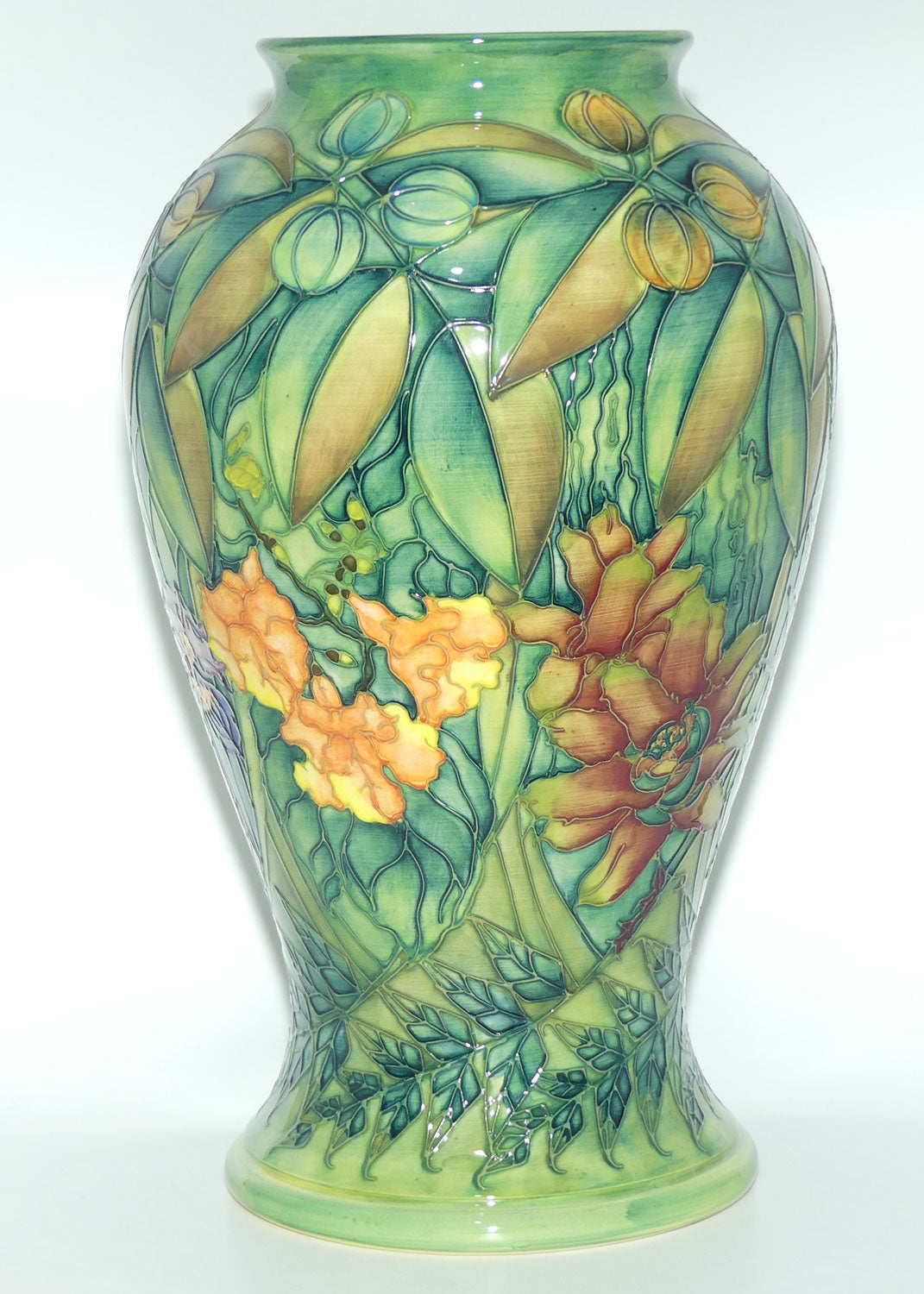 Moorcroft Rain Forest 95/16 vase | LE 85/150 | Cert
