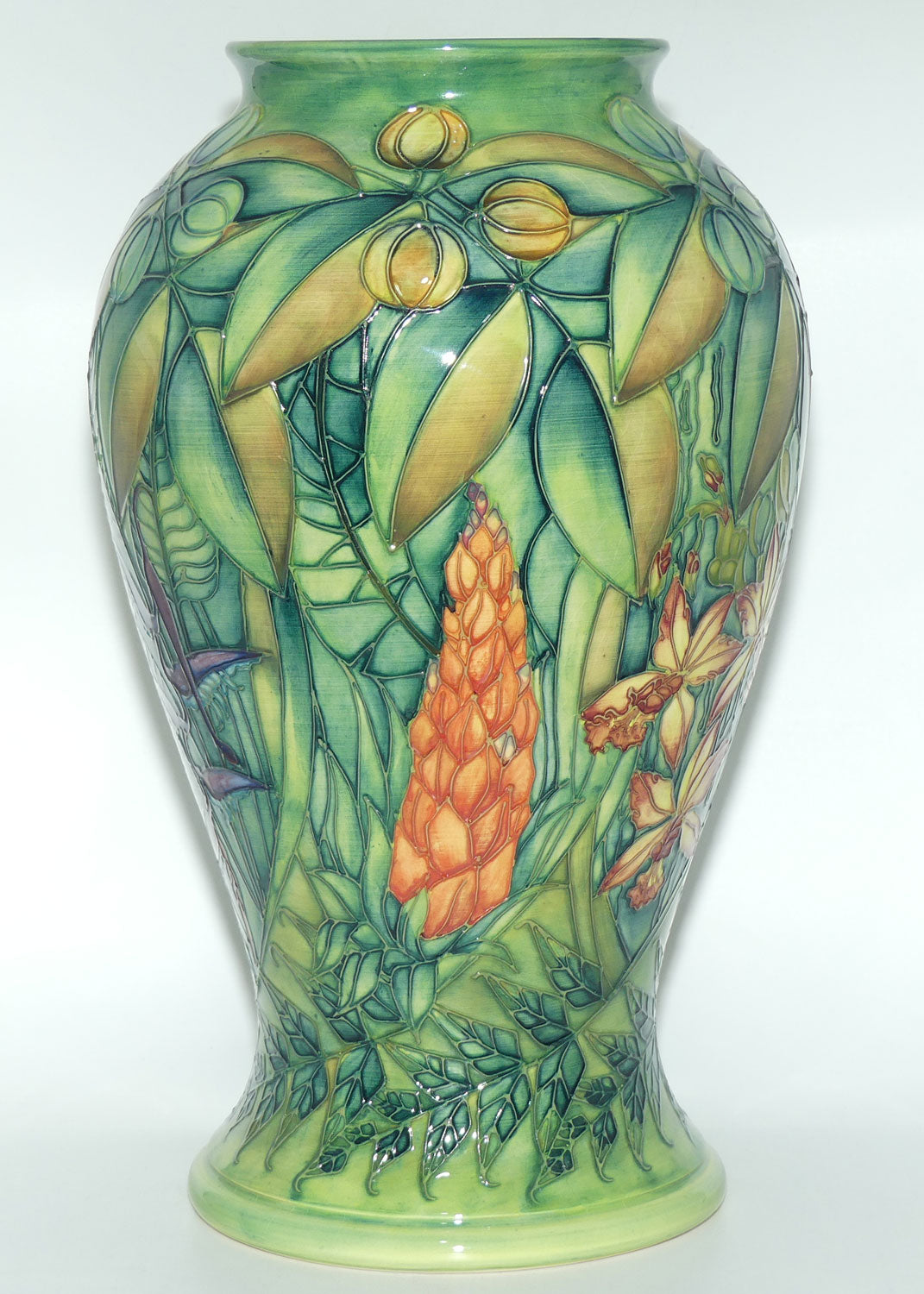 Moorcroft Rain Forest 95/16 vase | LE 85/150 | Cert