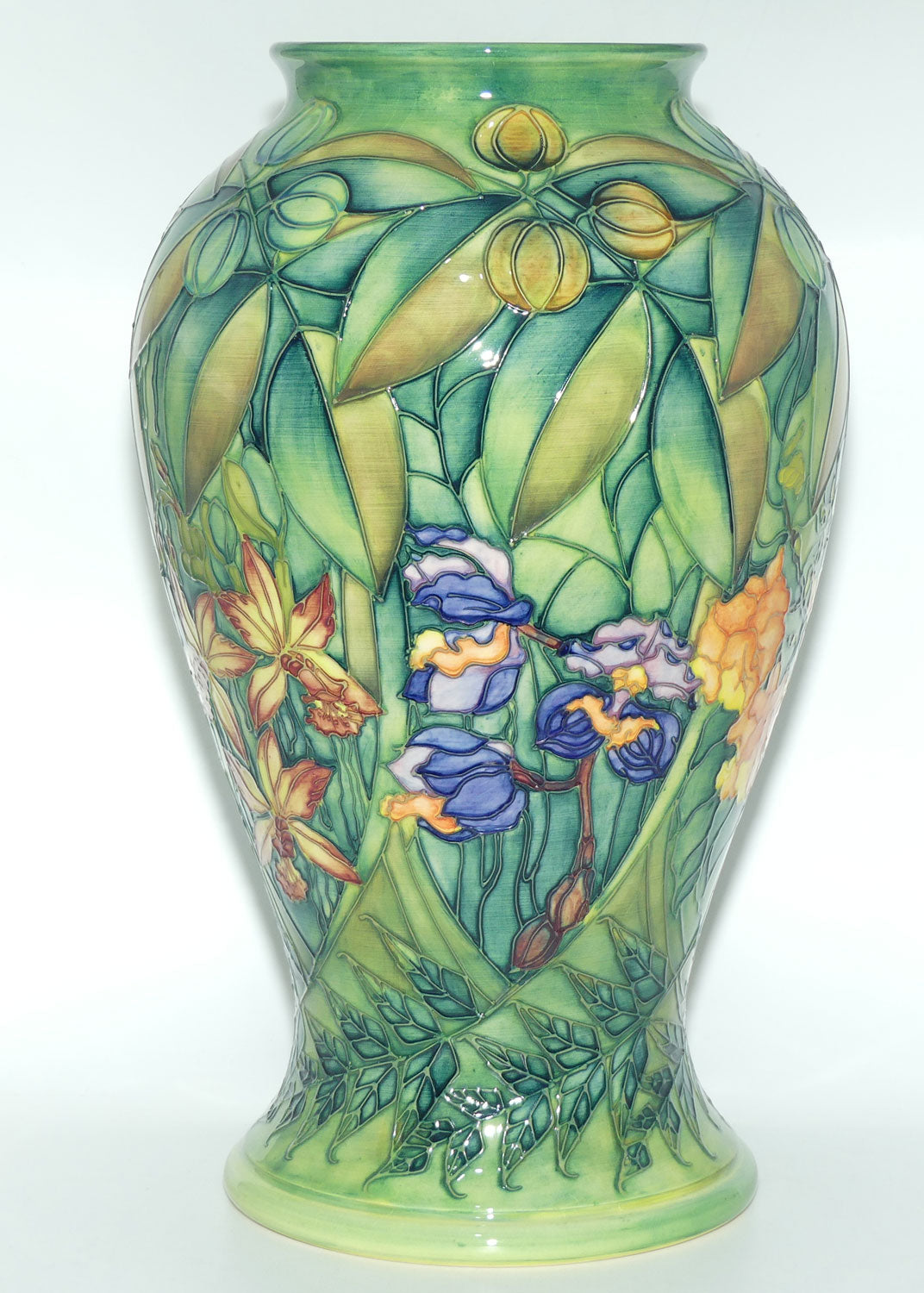 Moorcroft Rain Forest 95/16 vase | LE 85/150 | Cert