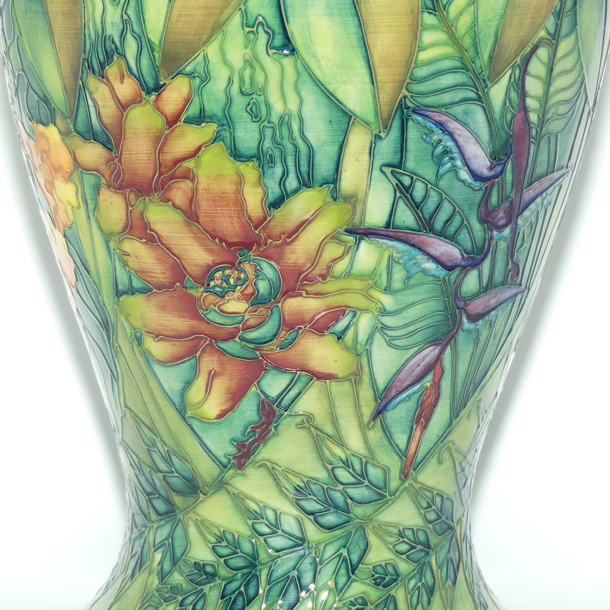 Moorcroft Rain Forest 95/16 vase | LE 85/150 | Cert