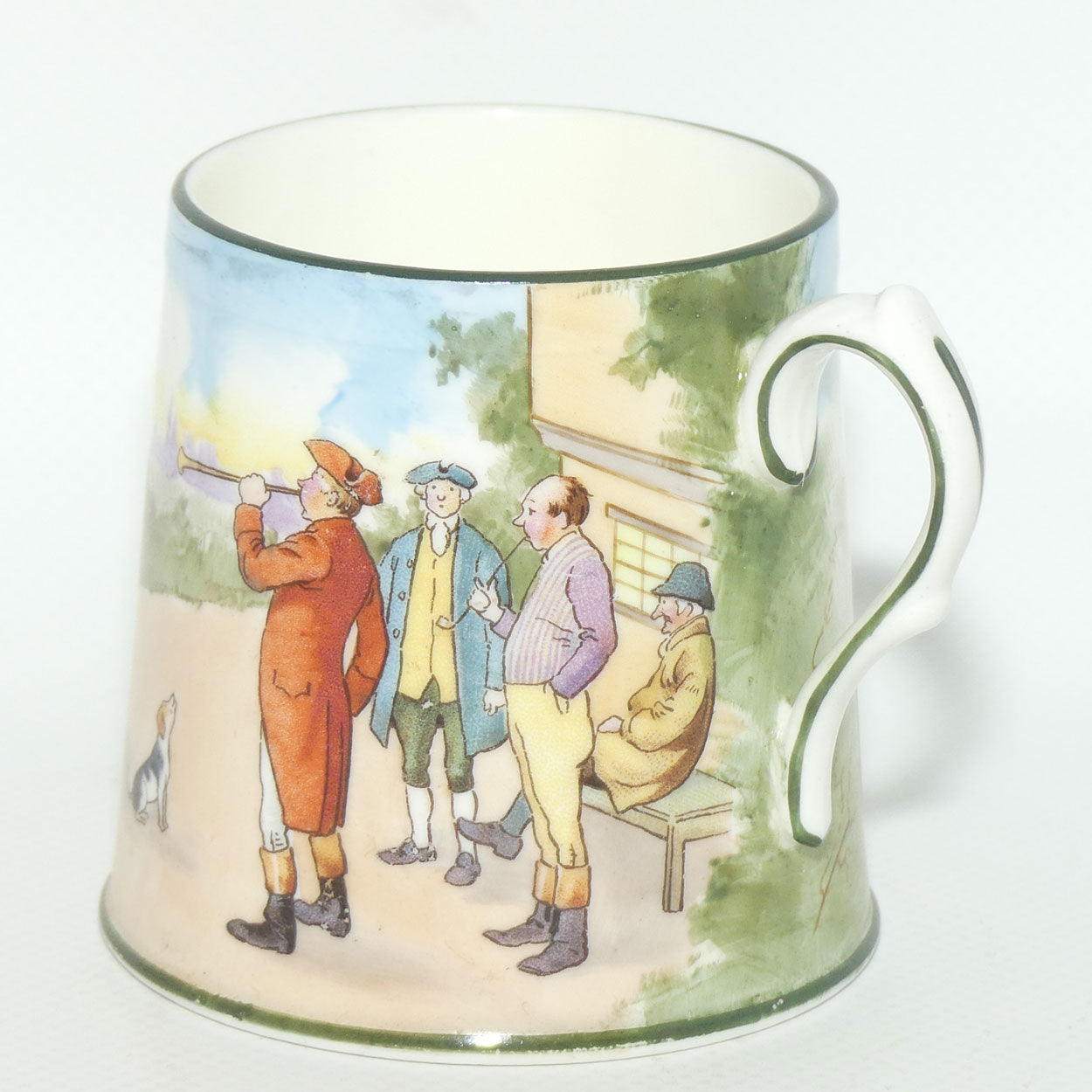 Royal Doulton Coaching Days small Rex mug | rare Blue Sky variation