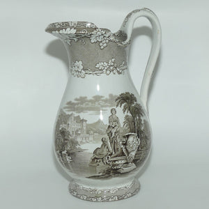 Fenton Potteries | W Baker and Co | Ravenna pattern large water jug