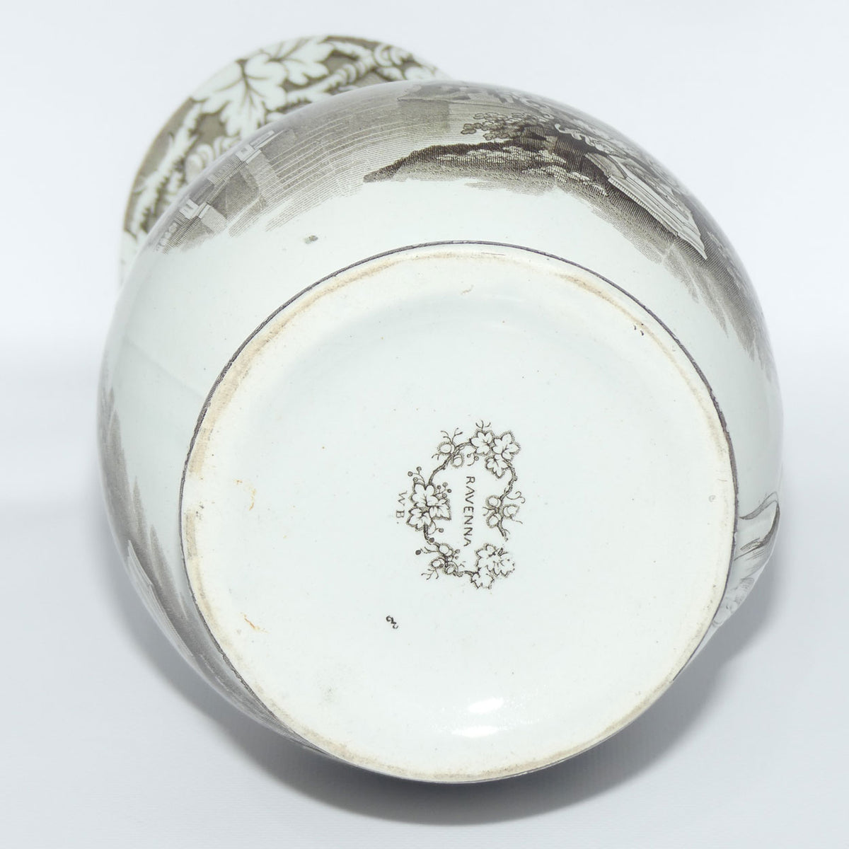 Fenton Potteries | W Baker and Co | Ravenna pattern large water jug