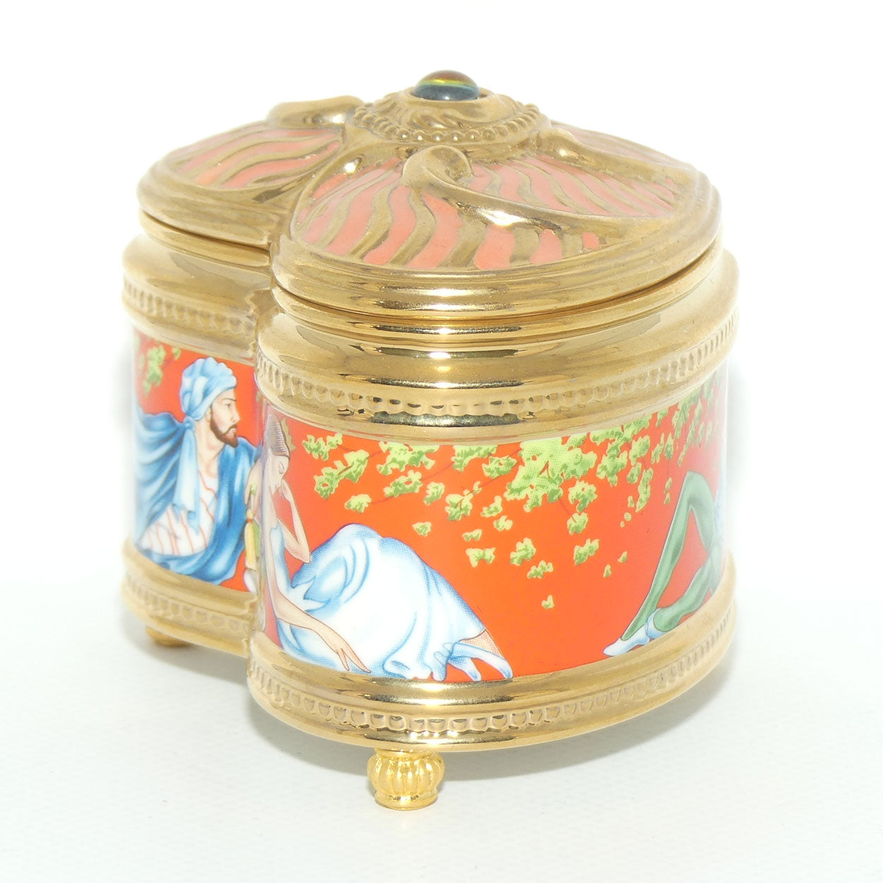 Franklin Mint | House of Faberge musical trinket box | Raymonda