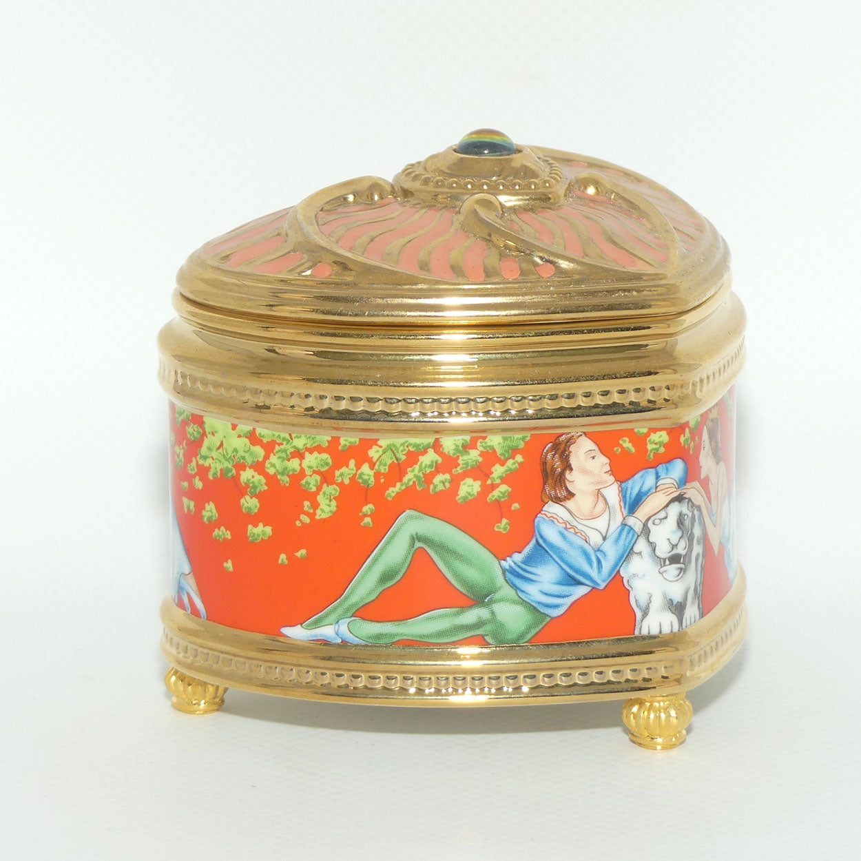 Franklin Mint | House of Faberge musical trinket box | Raymonda