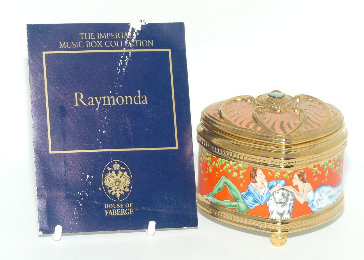 Franklin Mint | House of Faberge musical trinket box | Raymonda