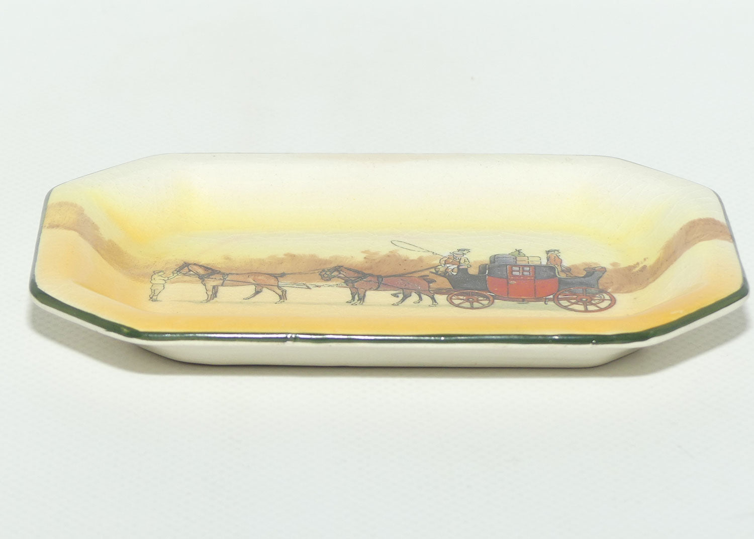 Royal Doulton Coaching Days rectangular pin tray D2716