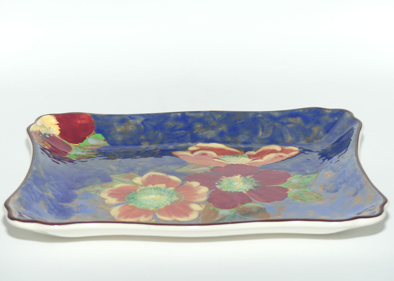 Royal Doulton Roses G Wild Rose rectangular tray D6227