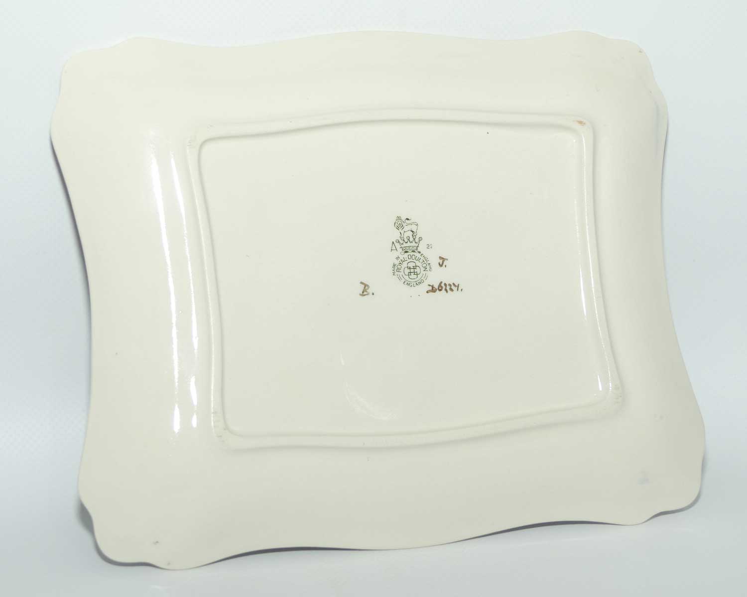 Royal Doulton Roses G pattern | Wild Rose D6227 rectangular tray | #2