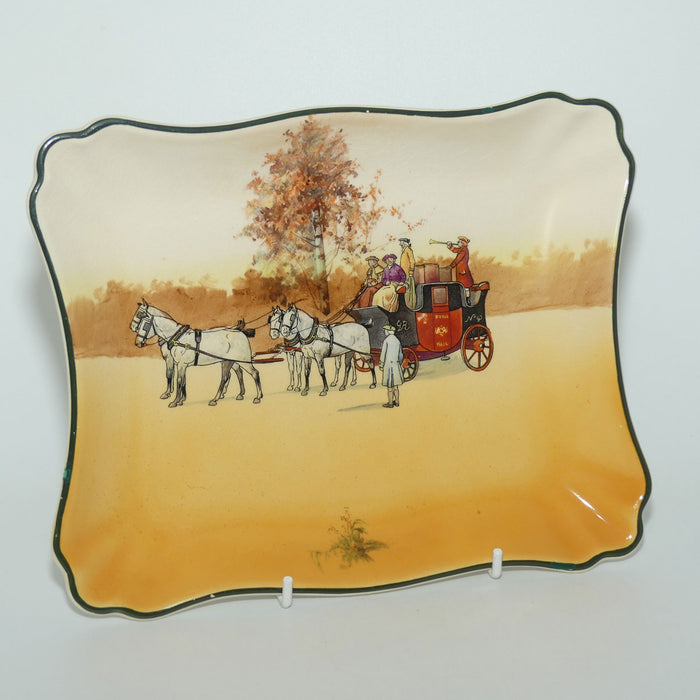 Royal Doulton Coaching Days rectangular tray | Shape 7979 | Scene 6