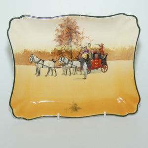 Royal Doulton Coaching Days rectangular tray | Shape 7979 | Scene 6