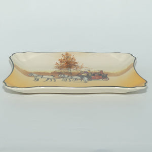 Royal Doulton Coaching Days rectangular tray | Shape 7979 | Scene 6