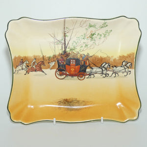 Royal Doulton Coaching Days rectangular tray | Shape 7979 | Scene 14