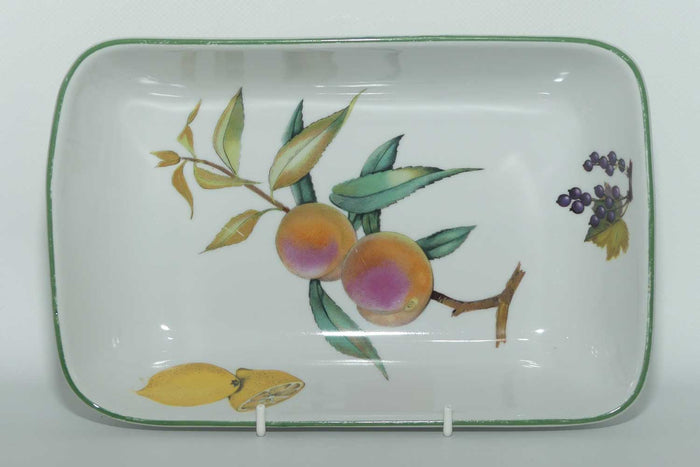 Royal Worcester Vitreous Bakeware | Evesham Vale pattern | Rectangular Serving dish