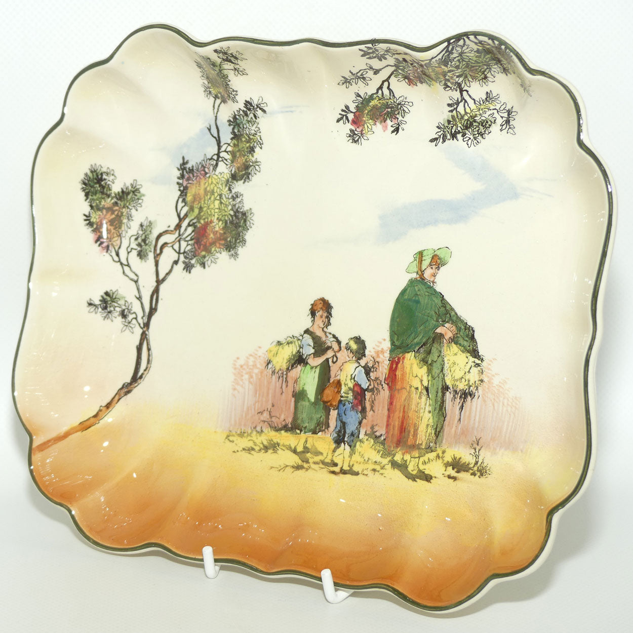 Royal Doulton Gleaners and Gypsies rectangular bowl D6123