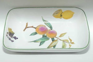 Royal Worcester Vitreous Bakeware | Evesham Vale pattern | Rectangular Serving dish