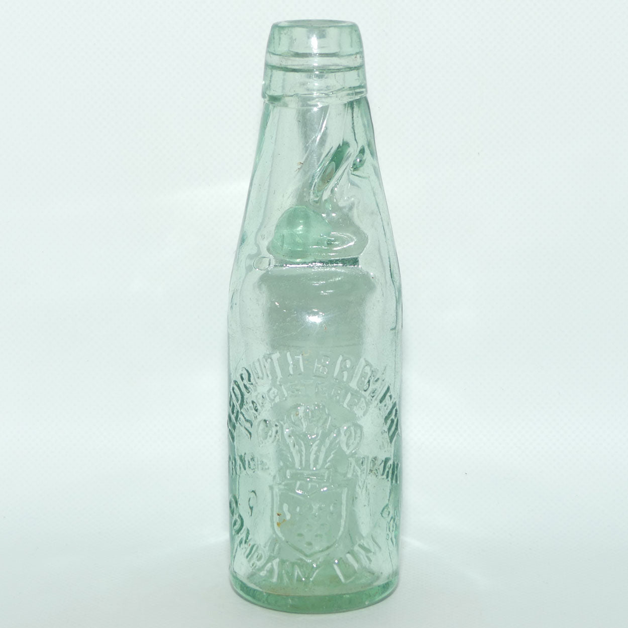 Codd neck Soda Bottle | Redruth Brewery Company Ltd | Powell & Ricketts Makers Bristol