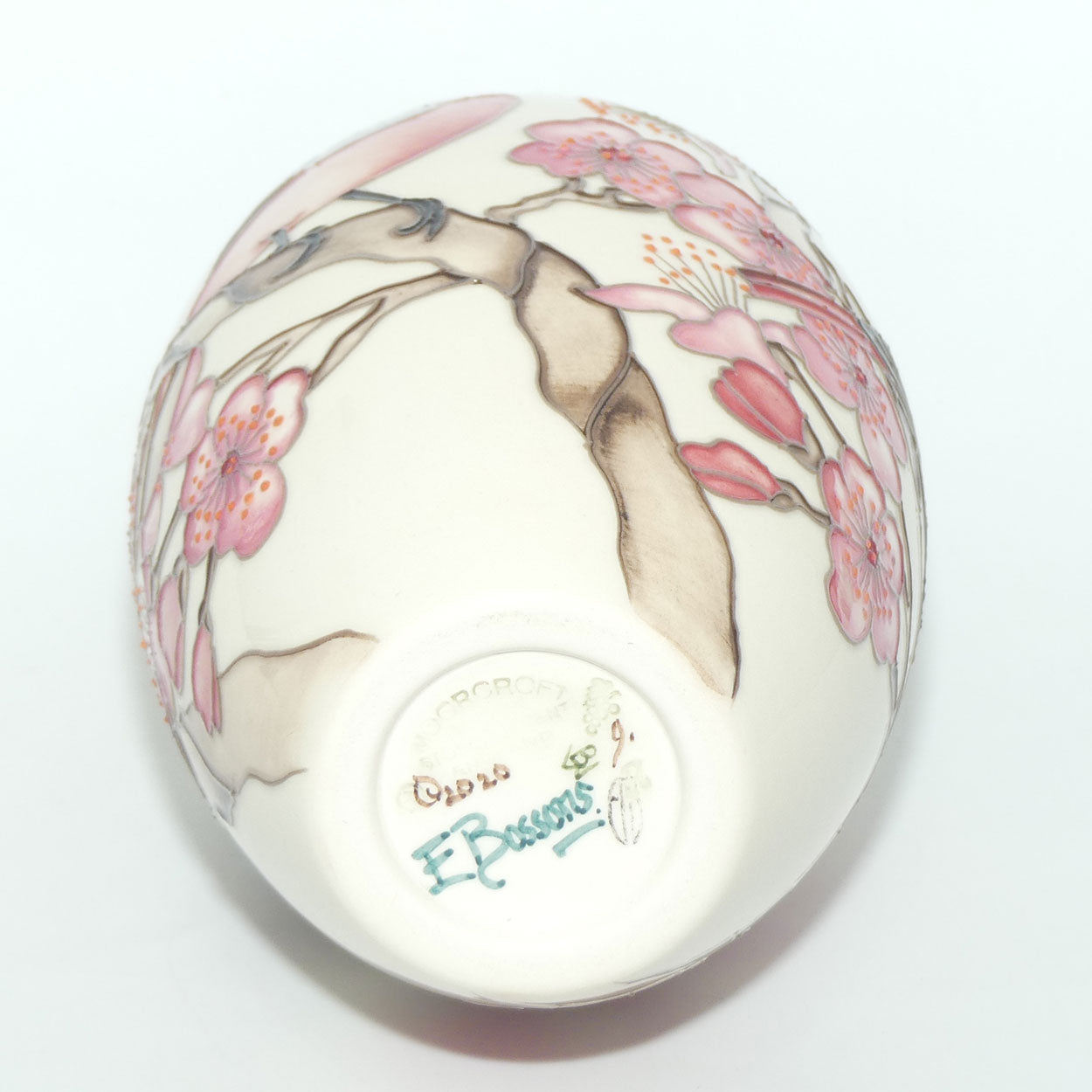 Moorcroft Redstarts 9/9 vase | NE #9