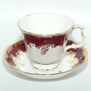 Royal Albert Bone China Regina series | Ruby | tea duo