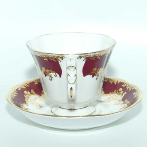 Royal Albert Bone China Regina series | Ruby | tea duo