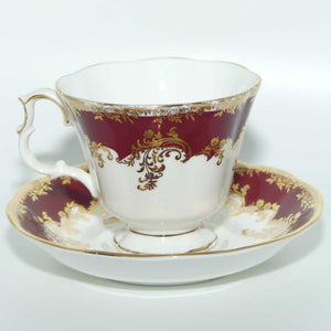 Royal Albert Bone China Regina series | Ruby | tea duo