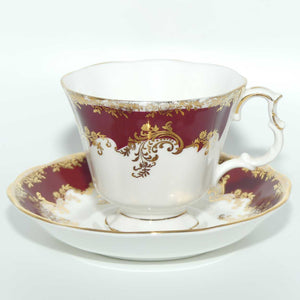 Royal Albert Bone China Regina series | Ruby | tea duo