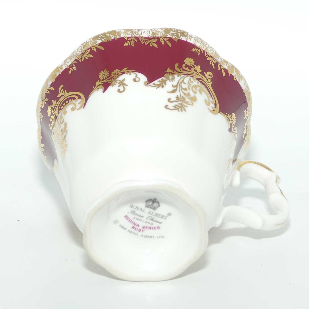 Royal Albert Bone China Regina series | Ruby | tea duo