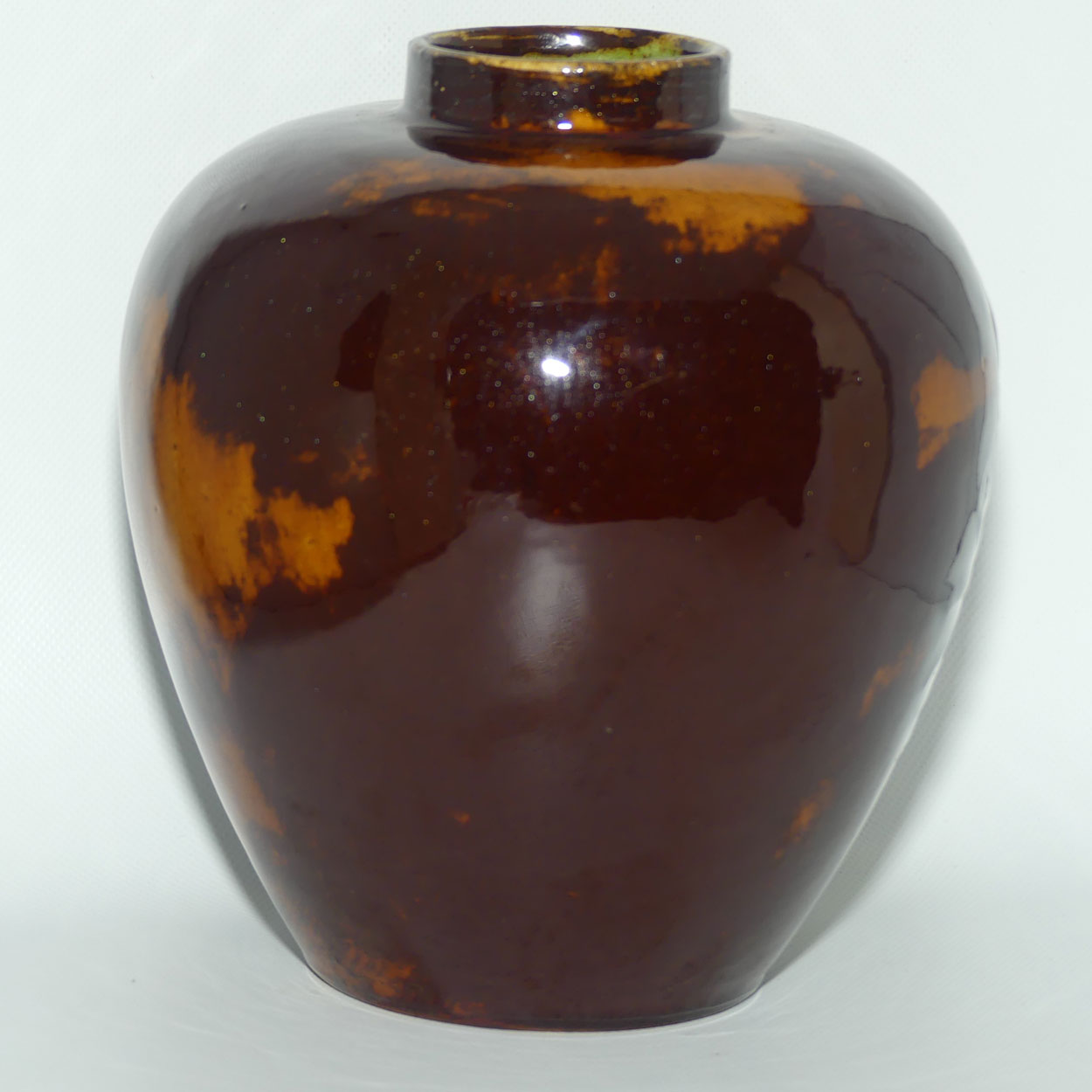 Doulton Burslem Rembrandt Ware Low Relief Holbien Glaze vase