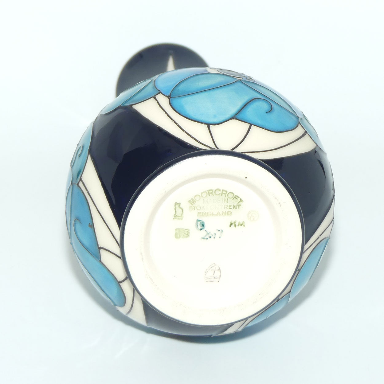 Moorcroft Rennie Rose Blue 80/9 vase