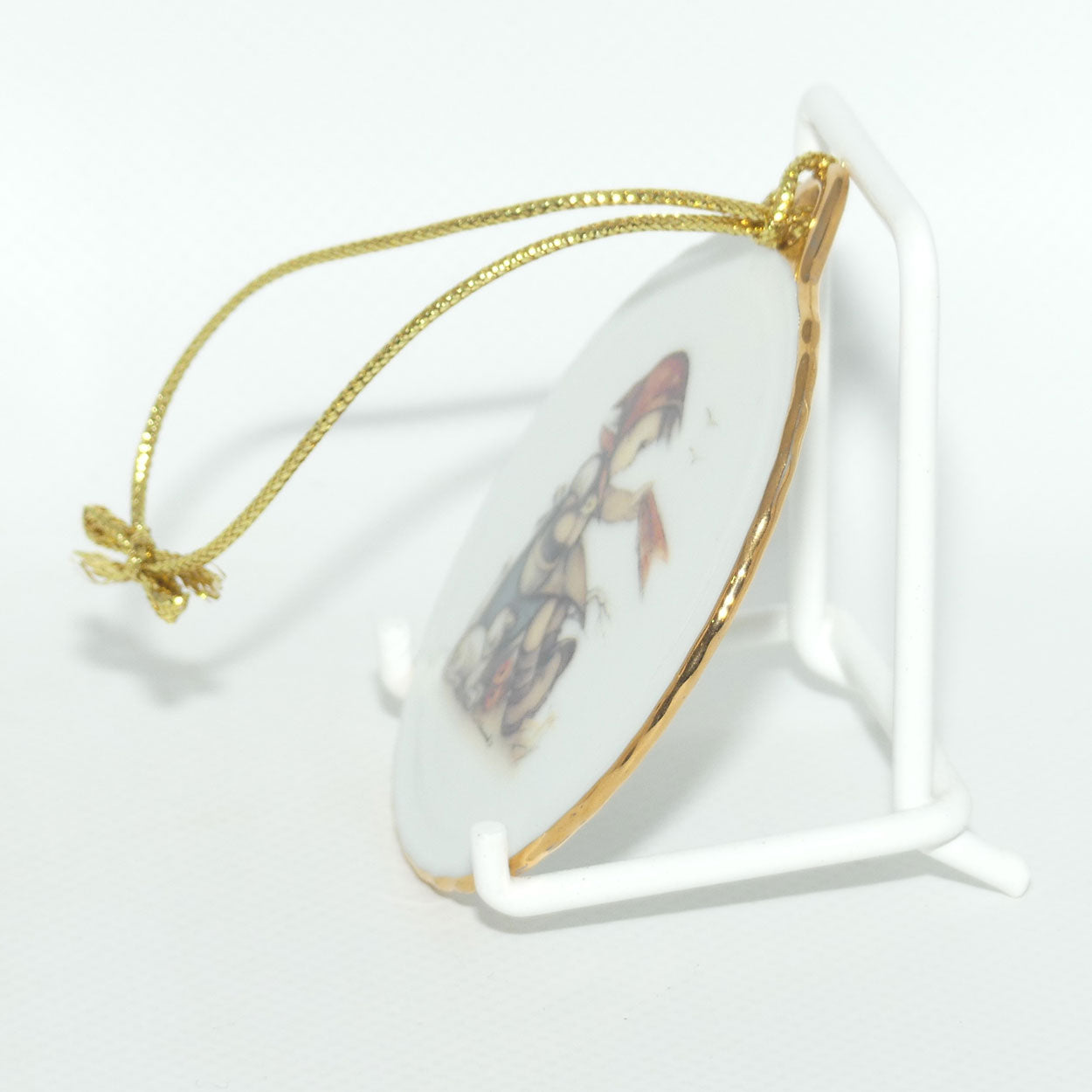 Reutter Porzellan MI Hummel Christmas Tree ornament | Auf Weiderseh'n | Farewell | boxed | #1