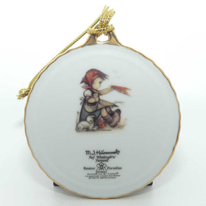 Reutter Porzellan MI Hummel Christmas Tree ornament | Auf Weiderseh'n | Farewell | boxed | #2