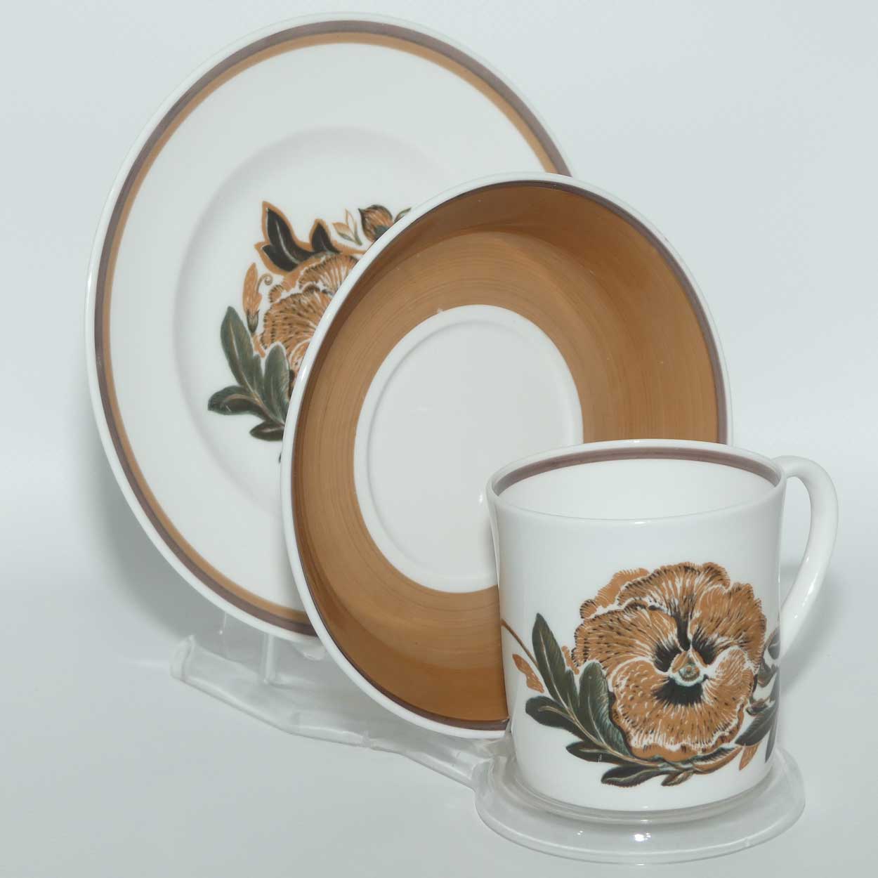 Susie Cooper Bone China Reverie pattern trio c2055