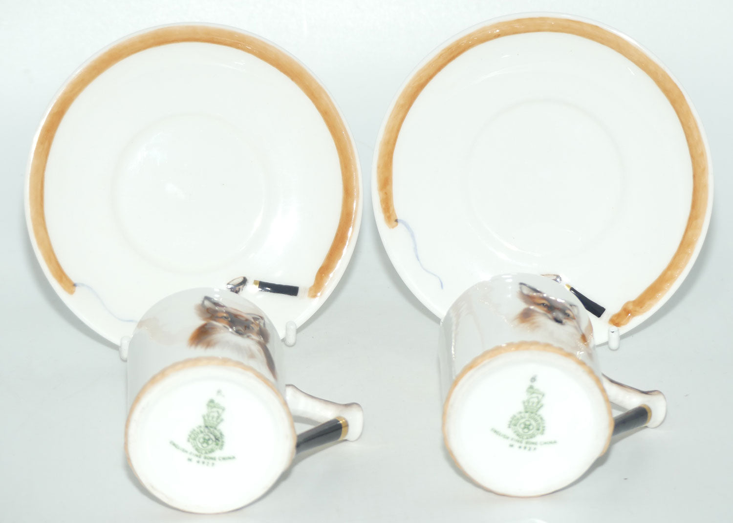 Royal Doulton Reynard the Fox set of 6 coffee demi tasses H4927 | #1